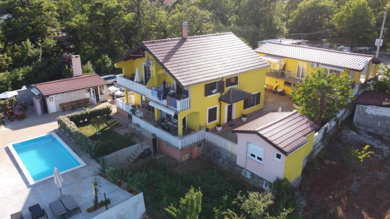 Apartments Nika With Swimming Pool And Beautiful Sea View Dobreć Exteriör bild